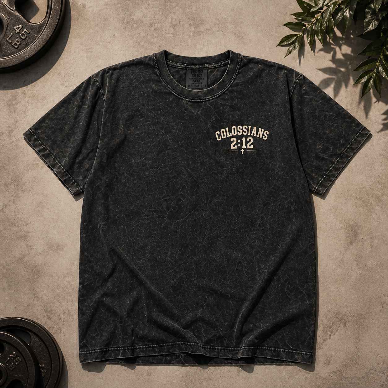 The Ultimate Dead Lifter Shirt | Christian Gym Tee | Faith-Based Fitness Apparel | Colossians 2:12 Streetwear